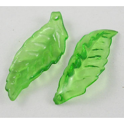 Transparent Acrylic Pendants X-DBLA221-9-1
