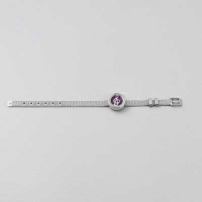 Adjustable 316L Surgical Stainless Steel Watch Band Bracelets BJEW-WH0040-04P-01-1