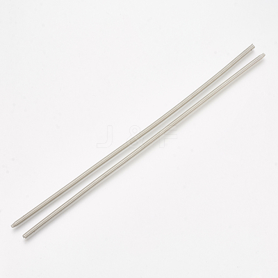 Round Iron French Wire BJEW-T007-03P-NF-1
