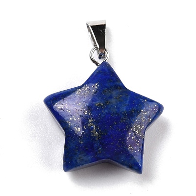 Natural Lapis Lazuli Pendants X-G-I319-01P-10-1