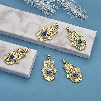 5Pcs Brass Pendant KK-SZ0004-18-1