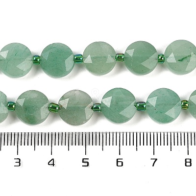 Natural Green Aventurine Beads Strands G-C116-A81-01-1