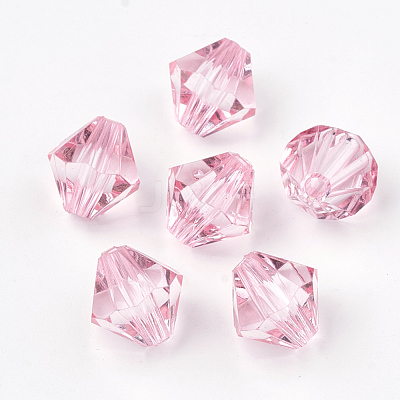 Transparent Acrylic Beads TACR-S146-6mm-02-1