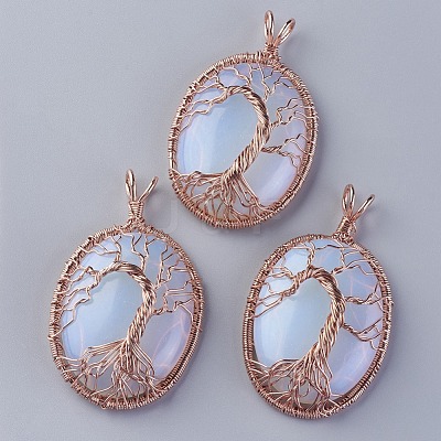 Opalite Big Pendants G-G771-C07-1