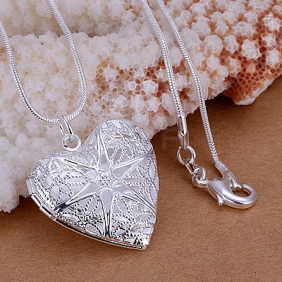Brass Hollow Heart Diffuser Locket Pendants KK-BB11640-1