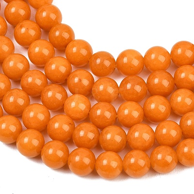 Dyed Natural White Jade Beads Strands GG-CBAD029-A08-8mm-1