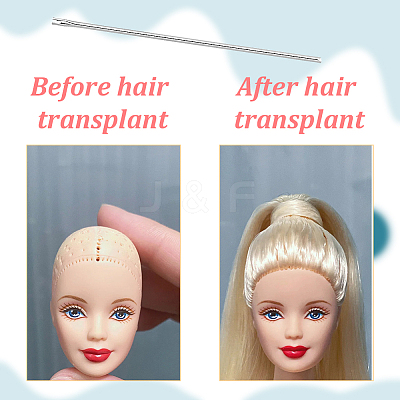 2 Bags Stainless Steel Doll Hair Rerooting Tool TOOL-GA0002-06B-1