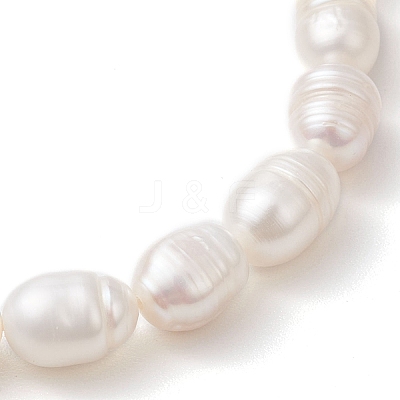 Natural Pearl Beads Stretch Bracelets for Women BJEW-JB11321-1