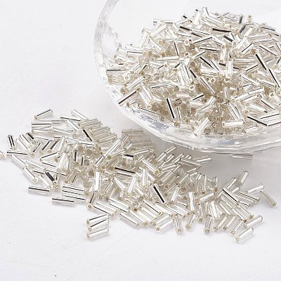 Glass Bugle Beads SEED-E001-12mm-21-1