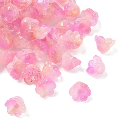 Transparent Glass Beads Caps GLAA-B028-01A-1