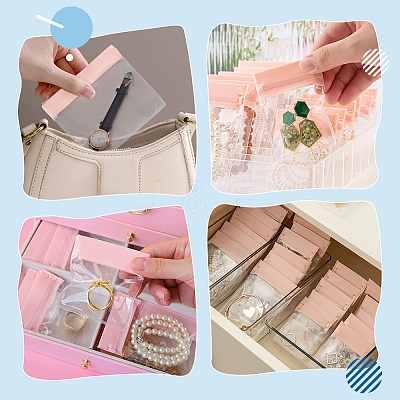 Transparent EVA Packaging Resealable Bags ABAG-WH0032-92B-1