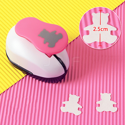 Plastic Paper Craft Hole Punches KICR-PW0001-12-37-1