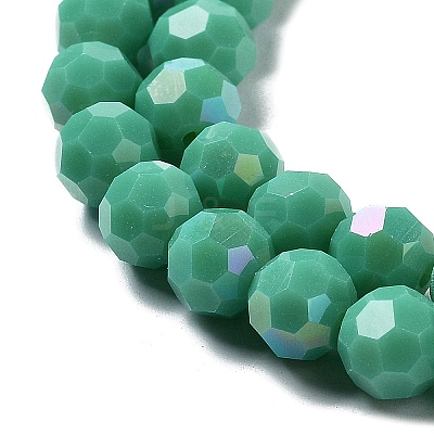 Opaque Glass Beads Strands EGLA-A035-P8mm-L13-1