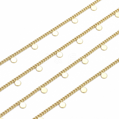 Handmade Brass Curb Chains CHC-E020-06G-1