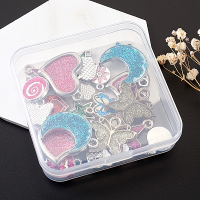 CCB Plastic Pendants CCB-TA0001-03-1