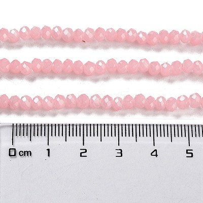 Baking Paint Imitation Jade Glass Bead Strands X-DGLA-A034-J4MM-A3-1