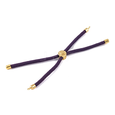 Nylon Cords Bracelet Makings Fit for Connector Charms AJEW-P116-01G-28-1