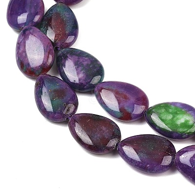 Two Tone Natural White Jade Beads Strands G-Z105-B01-01F-1
