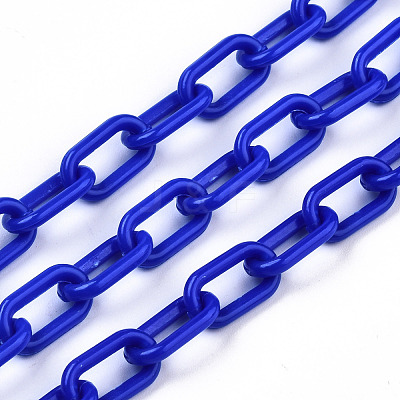 Handmade Opaque Acrylic Paperclip Chains KY-S166-002-1