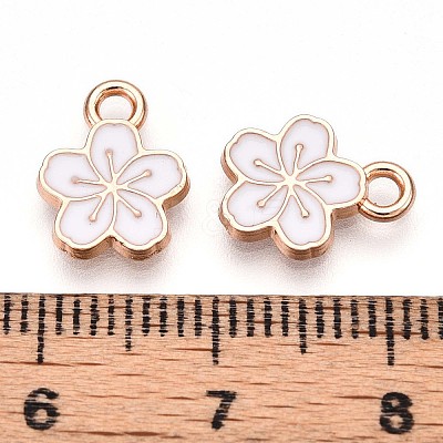 Alloy Enamel Charms ENAM-T022-07B-1