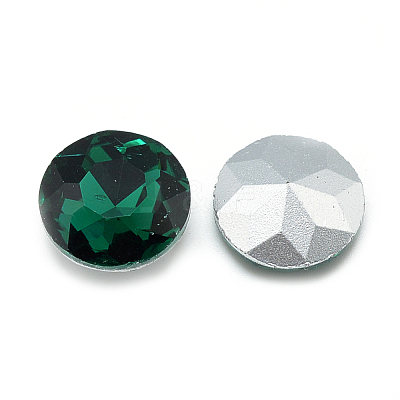 Pointed Back Glass Rhinestone Cabochons RGLA-T029-8mm-16-1