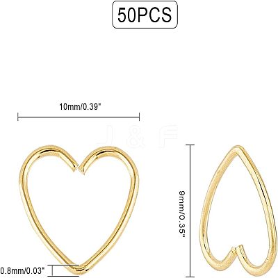 304 Stainless Steel Open Jump Rings STAS-UN0013-19G-1