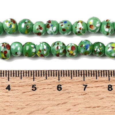 Handmade Lampwork Beads Strands LAMP-H071-01A-09-1