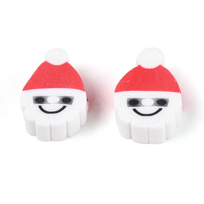 Christmas Theme Handmade Polymer Clay Beads LS-X-CLAY-S091-75-1