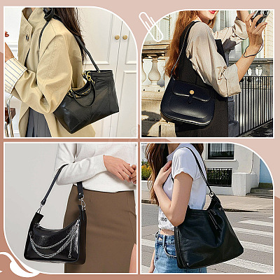 1Pc PU Leather Shoulder Straps AJEW-PH0001-49A-1