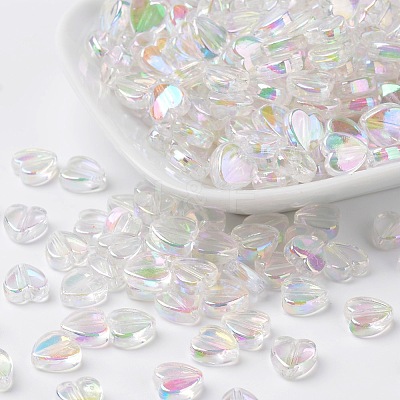 Eco-Friendly Transparent Acrylic Beads PL539-822-01-1
