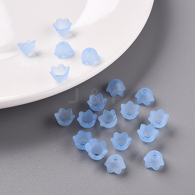 Transparent Acrylic Beads Caps PL543-5-1