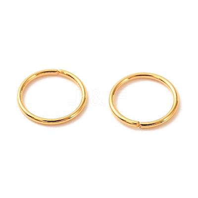 Brass Open Jump Rings KK-F824-108E-G-1