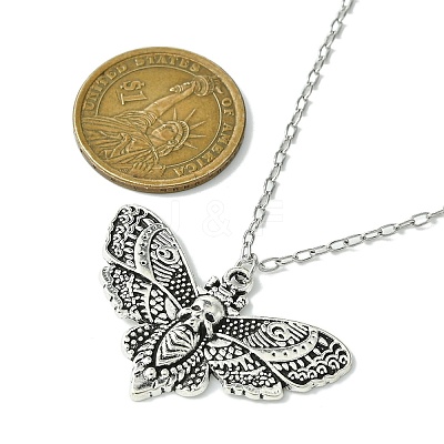 Gothic 304 Stainless Steel Cable Chain Necklaces NJEW-JN04983-02-1