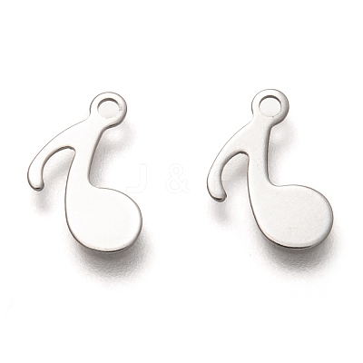 Non-Tarnish 201 Stainless Steel Charms STAS-C017-09P-1