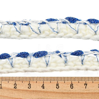 Two Tone Polyester Crochet Lace Trim OCOR-Q058-01-1