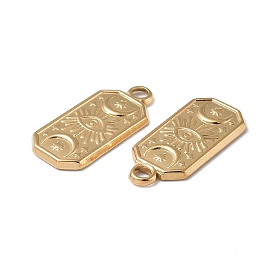 Ion Plating(IP) 304 Stainless Steel Pendants X-STAS-C066-23G-1