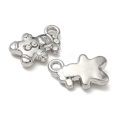 Christmas Alloy Crystal Rhinestone Pendants FIND-L026-01B-P-1
