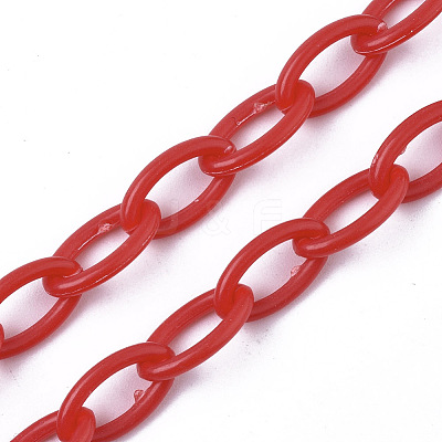 Opaque Acrylic Cable Chains X-SACR-N010-001E-1