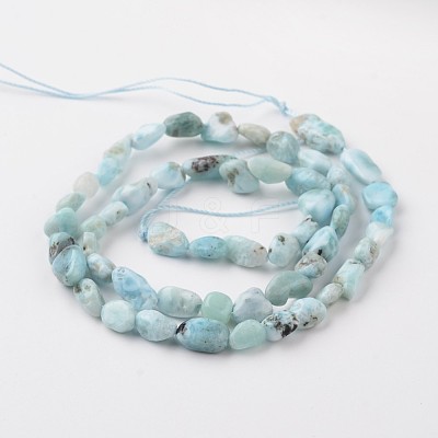 Natural Larimar Bead Strands G-M347-11-1