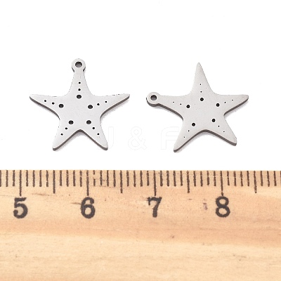 201 Stainless Steel Charms STAS-V001-13-1