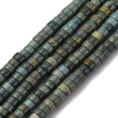 Natural Shoushan Jade Beads Strands G-L624-I09-2x4mm-1