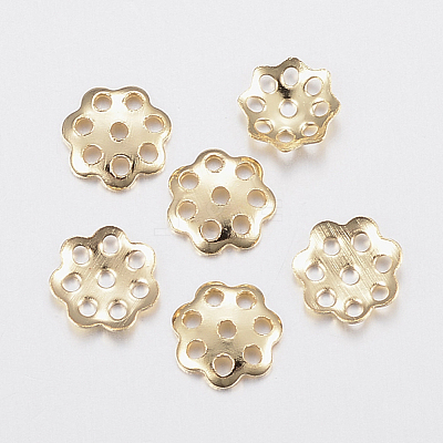 304 Stainless Steel Bead Caps STAS-H436-38-1