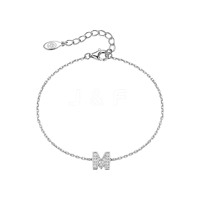 925 Sterling Silver Cable Chain Link Bracelets HX4694-6-1