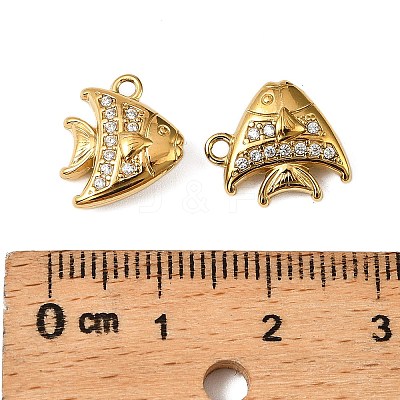 304 Stainless Steel Charms STAS-F321-01G-08-1