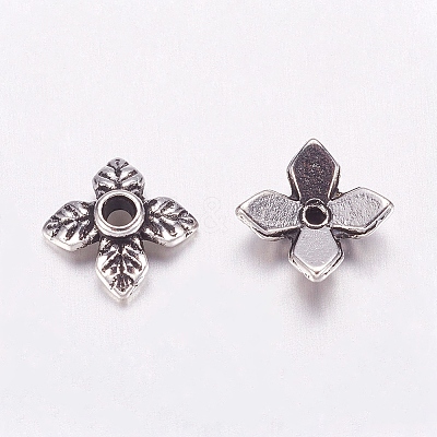 Tibetan Style Alloy Bead Caps LF0124Y-1