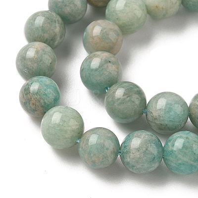 Natural Amazonite Beads Strands G-K068-03-8mm-1