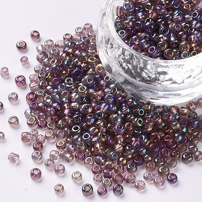 Round Glass Seed Beads SEED-A007-3mm-176-1