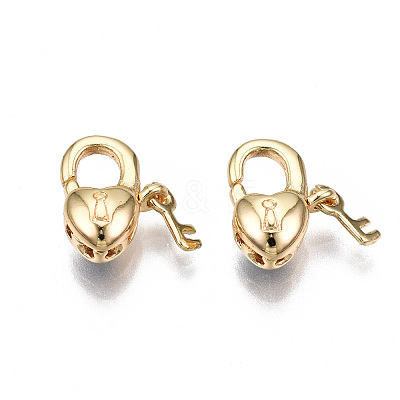 Brass Lobster Claw Clasps KK-S356-315-NF-1