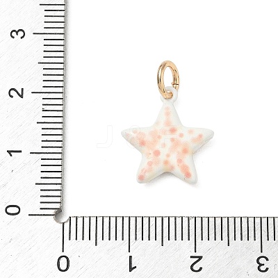 Spray Painted Brass Pendants KK-CBAEB58-14-1