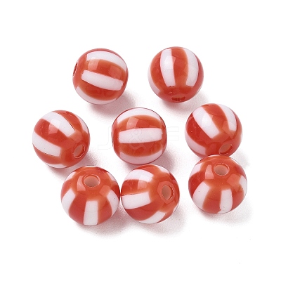 Opaque Acrylic Beads OACR-D314-07A-1